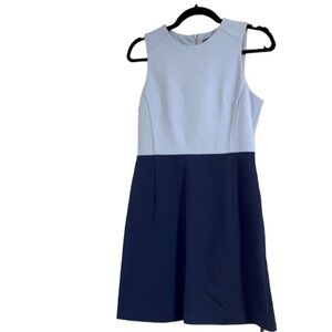 French Connection Blue and Navy Dress 6​​​​​​